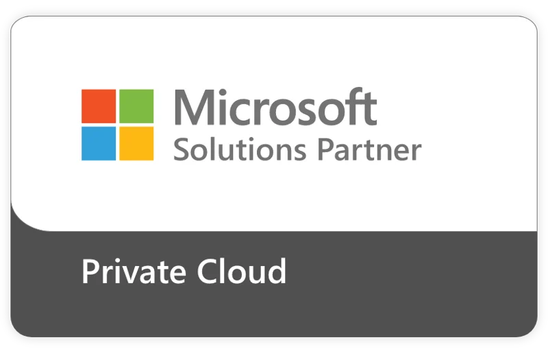 Microsoft Solutions Partner, Private Cloud